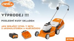 Výprodej AKU sekaček STIHL - poslední kusy skladem