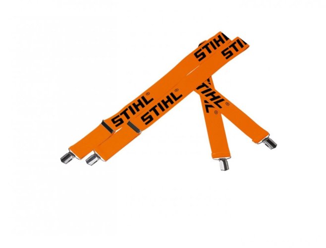 Šle s kovovými sponami STIHL - oranžové