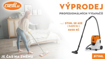 VÝPRODEJ vysavačů STIHL