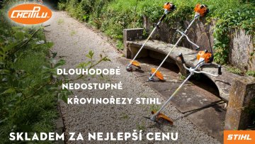 Vyžínače a křovinořezy STIHL opět skladem za nejlepší ceny na trhu!