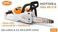 PŘEDSTAVUJEME: MSA 80 C-B  - nejsilnější pila systému STIHL AK