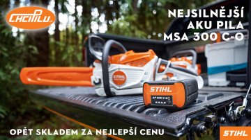 Nejsilnější AKU pila STIHL MSA 300 C-O skladem v akci !