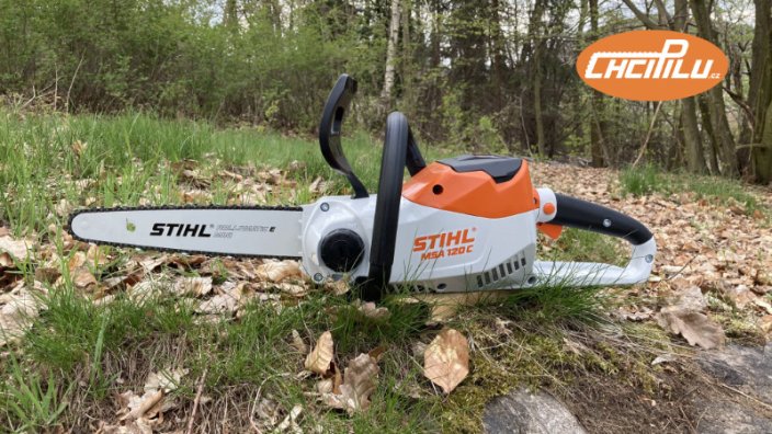 AKU motorová pila STIHL MSA 120 C-B SET+