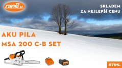 AKU pila STIHL MSA 200 C-B SET a SET+ skladem za nejlepší cenu na trhu