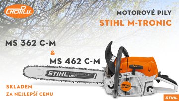 Profesionální motorové pily se systémem M-TRONIC - STIHL MS 362 C-M, STIHL MS 462 C-M - skladem