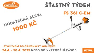 STIHL FS 361 - ŠŤASTNÝ TÝDEN na ChciPilu.cz