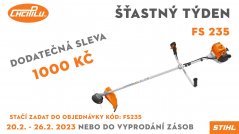 STIHL FS 235 - ŠŤASTNÝ TÝDEN na ChciPilu.cz