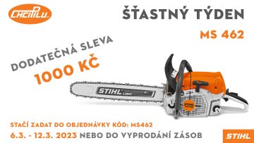 STIHL MS 462 - ŠŤASTNÝ TÝDEN na ChciPilu.cz