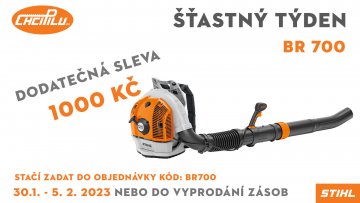 STIHL BR 700 - ŠŤASTNÝ TÝDEN na ChciPilu.cz