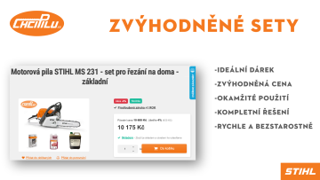 Představujeme ZVÝHODNĚNÉ SETY strojů STIHL