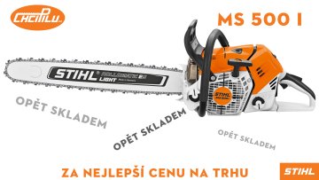 Profesionální motorová pila STIHL MS 500i opět skladem!