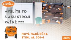 NOVINKA: Nabíječka STIHL AL 301-4 pro nabíjení až 4 akumulátorů současně