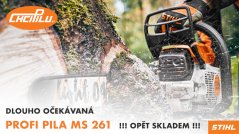 Profi motorová pila STIHL MS 261 opět skladem a za nejlepší cenu na trhu
