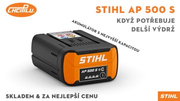 Akumulátor STIHL AP 500 S - pro nejdelší výdrž