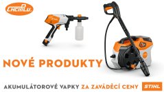 Akumulátorové vapky STIHL za zaváděcí ceny