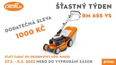 STIHL RM 655 VS - ŠŤASTNÝ TÝDEN na ChciPilu.cz