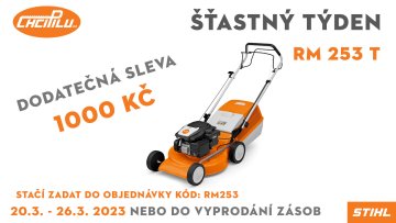 STIHL RM 253 T - ŠŤASTNÝ TÝDEN na ChciPilu.cz