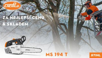 Speciální motorová pila jednoručka STIHL MS 194T skladem za nejlepší cenu na trhu.