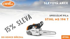 AKCE - vyvětvovací pila STIHL MS 194 T