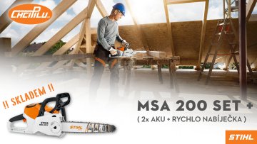 Nejvýhodnější set AKU pily STIHL skladem