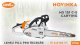 Nová ultralehká motorová pila pro řezbáře STIHL MS 151 C-E Carving