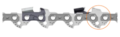 Řetězová role STIHL 1,6 mm, 3/8", RS3, 100 stop