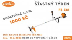 STIHL FS 361 - ŠŤASTNÝ TÝDEN na ChciPilu.cz