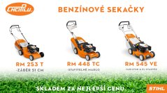 Benzínové sekačky STIHL skladem !