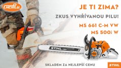 Vyhřívané motorové pily STIHL skladem za nejlepší ceny!