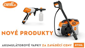 Akumulátorové vapky STIHL za zaváděcí ceny