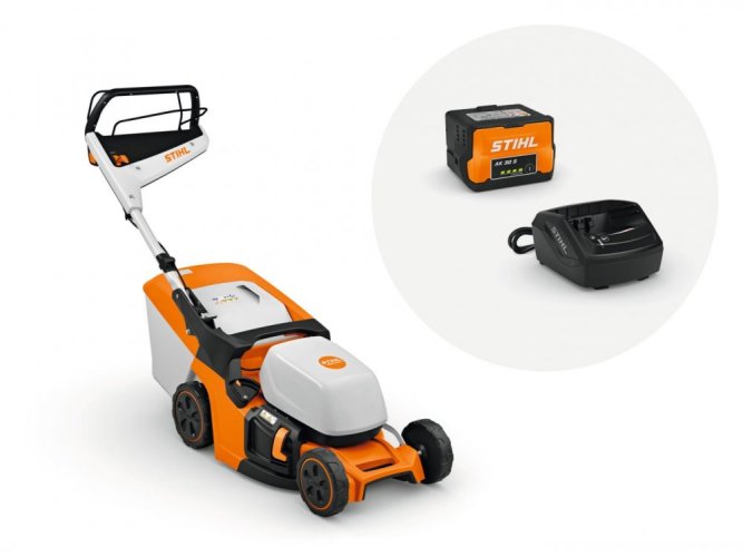 AKU Sekačka STIHL RMA 443 V set