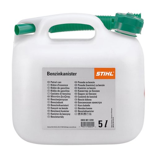 Kanystr na benzín STIHL průhledný 5 l