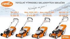 Totální výprodej sekaček STIHL