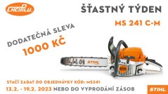 STIHL MS 241 C-M - ŠŤASTNÝ TÝDEN na ChciPilu.cz