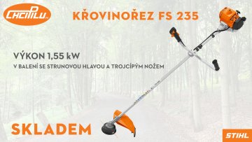Výkonný křovinořez STIHL FS 235 - SKLADEM - za nejlepší cenu na trhu