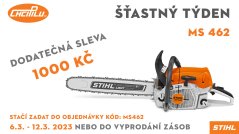 STIHL MS 462 - ŠŤASTNÝ TÝDEN na ChciPilu.cz