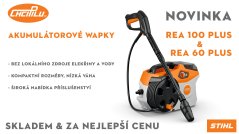 NOVINKA: Akumulátorové wapky STIHL REA 60 PLUS a REA 100 PLUS