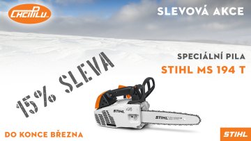 AKCE - vyvětvovací pila STIHL MS 194 T