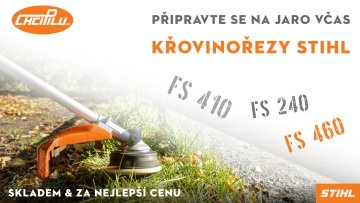 Křovinořezy STIHL skladem - připravte se na jaro!