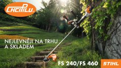 Křovinořezy STIHL FS 240 a STIHL FS 460 nejlevněji na trhu a skladem!