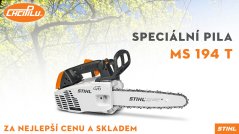 Speciální motorová pila MS 194 T opět skladem!