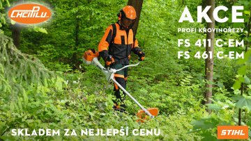 AKCE: Profi křovinořezy FS 461 C-EM a FS 411 C-EM