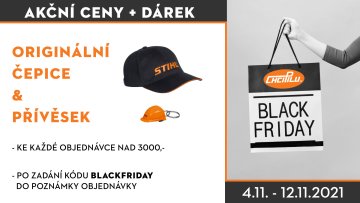 BLACK FRIDAY - slevy na stroje STIHL + dárek zdarma !!!