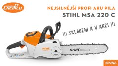 Profi AKU motorová pila STIHL MSA 220 C-B - skladem a za nejlepší cenu