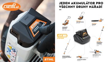 Poznejte kompaktní akumulátorový program STIHL AK